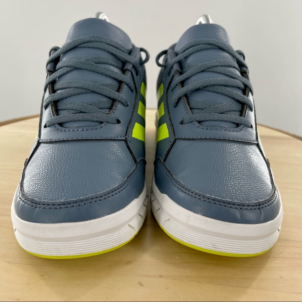 Adidas Alta Sport Men's Size 5 Blue Neon Green, Leather - Picture 2 of 9